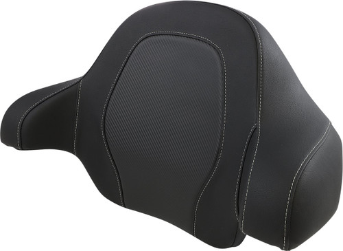 Saddlemen Roadsofa Tour-Pak Carbon/Black Backrest Pad (814-07-TPACK-CF)