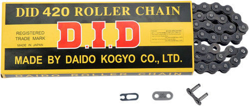 DID 110 Links 420 Standard Series Black Non O-Ring Chain (420X110RB)