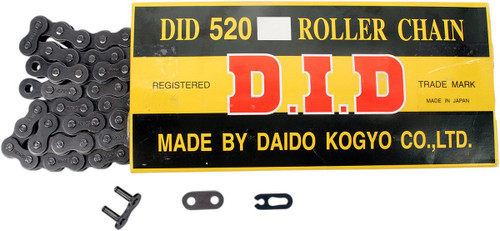 DID 130 Links 520 Standard Series Black Non O-Ring Chain (520X130RB)