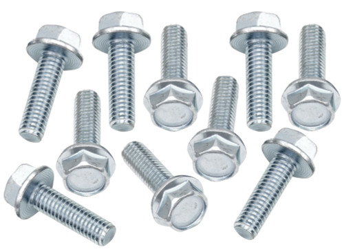 Bolt M6-1.0x20 10mm Hex Flange Bolt 10 Pack (023-10620)