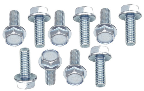 Bolt M6x16 10mm Hex Flange Bolts | 10 Pack (023-10616)