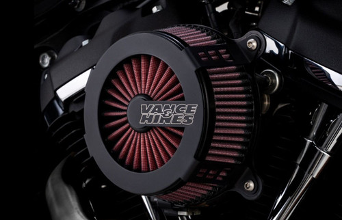 Vance & Hines Black Ceramic VO2 Cage Fighter Air Cleaner (40365)