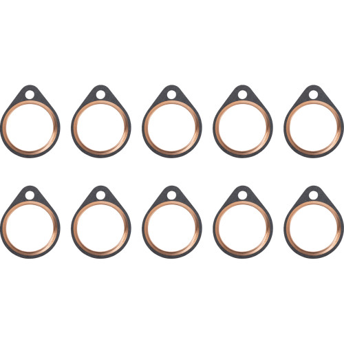 James Exhaust Pipe to Cylinder Head Fire Ring Gasket 10 Pack (JGI-65834-68-X)