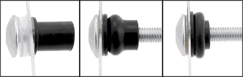 Bolt M5 Low-Profile Windscreen Fastener Kit (2009-WSF)