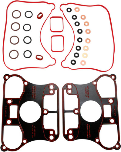 James Rocker Cover Gasket Kit w/Metal Rocker Base Gaskets (JGI-17030-07-X)