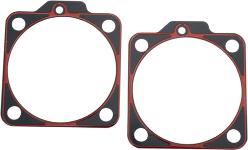 James .020" Metal Cylinder Base Gasket w/Bead 2-Pack (JGI-16777-66-SX)