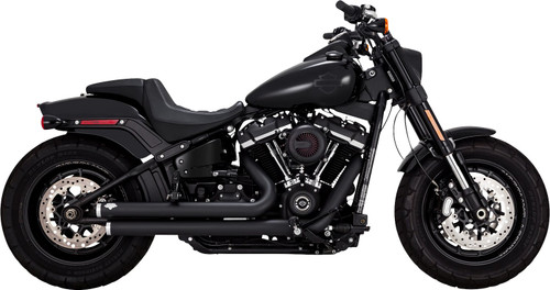 Vance & Hines Big Shots PCX Staggered Black 2-into-2 Exhaust System (47341)