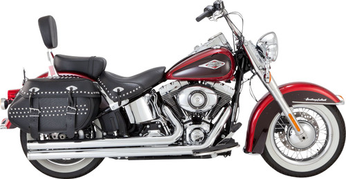Vance & Hines Long Big Shots PCX Staggered Chrome Exhaust System (17323)