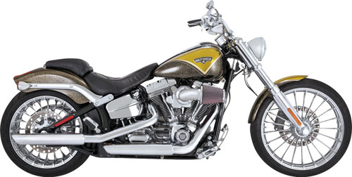 Vance & Hines Twin Slash 3" Chrome Slip-On Mufflers (16335)