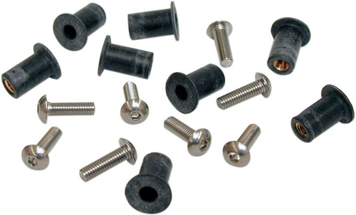 Zero Gravity 9 x 16mm Windscreen Well Nuts 8 Pack (32-110)