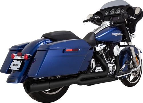 Vance & Hines Pro Pipe 2-into-1 Black Exhaust System (47383)