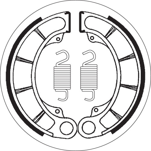 SBS Brake Shoes w/Springs (2059)