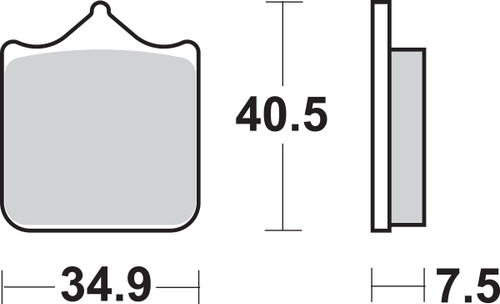 SBS HS - Sintered Brake Pads (762HS)