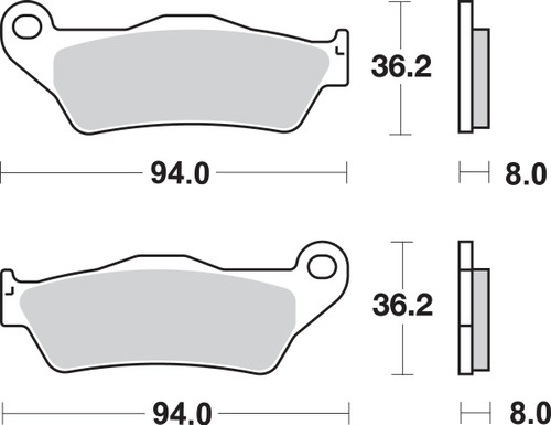 SBS LS - Sintered Brake Pads (671LS)