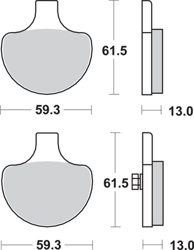 SBS H.HS - Sintered Brake Pads (579H.HS)