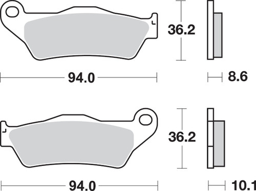 SBS LS - Sintered Brake Pads (742LS)