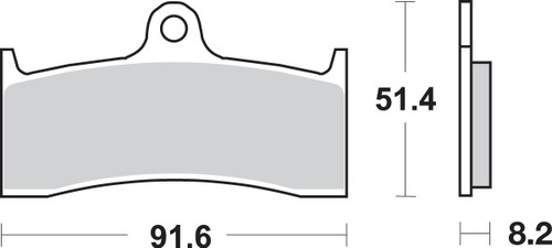 SBS H.CT - Carbon Brake Pads (676H.CT)