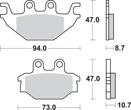 SBS SI - Sintered Brake Pads (810SI)