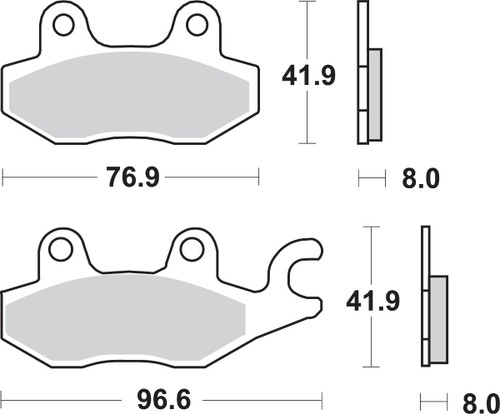 SBS SI - Sintered Brake Pads (638SI)