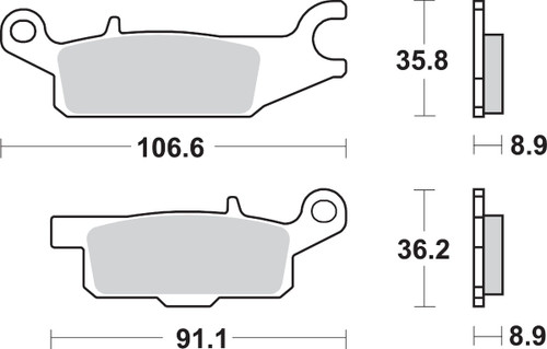 SBS SI - Sintered Brake Pads (852SI)
