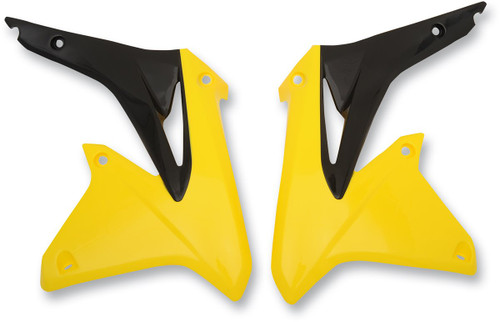 Cycra Powerflow Yellow Radiator Shrouds (1CYC-1869-55)