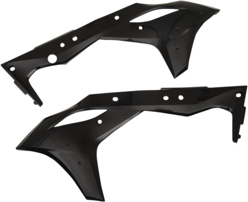 Cycra Powerflow Black Radiator Shrouds (1CYC-1868-12)