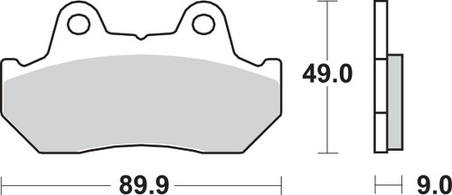 SBS HF Ceramic Brake Pads (572HF)
