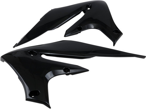 Cycra Powerflow Black Radiator Shrouds (1CYC-1784-12)