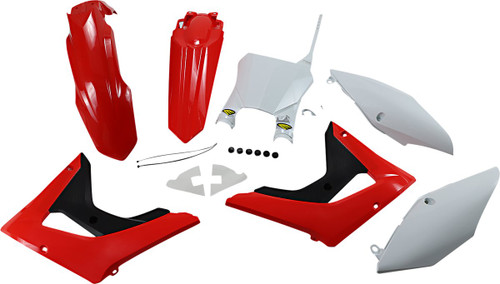 Cycra Red/White/Black Complete Plastic Body Kit (1CYC-9428-00)
