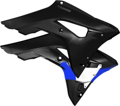 Cycra Powerflow Black Radiator Shrouds (1CYC-1889-12)