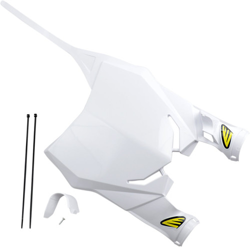 Cycra White Front Stadium Number Plate (1CYC-0704-42)