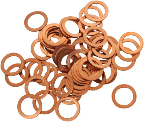 Bolt M10x15mm Banjo Copper Crush Washer 50 Pack (CPRM10.15-50)