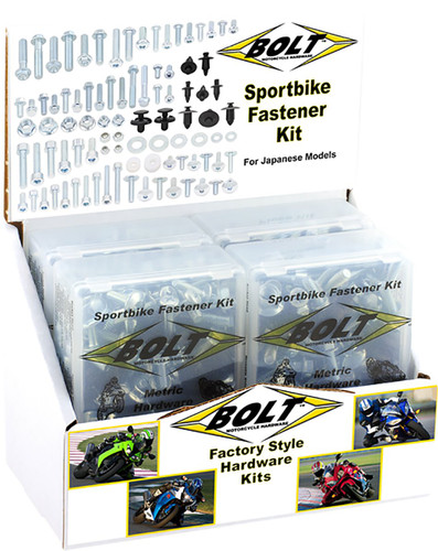 Bolt Sportbike Fastener Kit 6 Track Packs (2007-6SB)