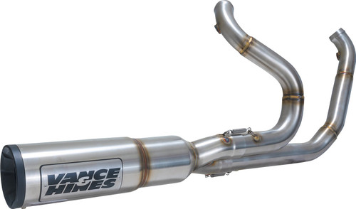 Vance & Hines Brushed Stainless Hi Output RR Exhaust System (27321)