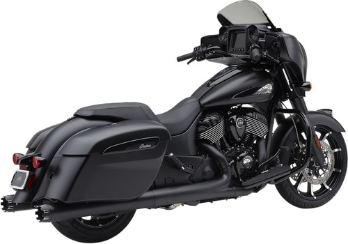 Cobra 4" Dual Cut Black Slip-On Mufflers (5206B)