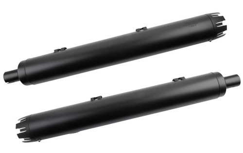 Cobra 4" Dual Cut Black Slip-On Mufflers (5208B)