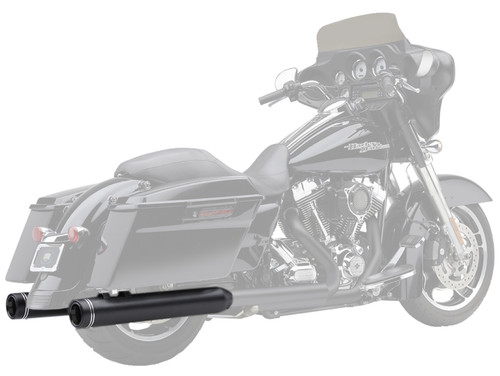 Cobra 4" Gen-2 Neighbor Haters Series Black Slip-On Mufflers '95-16 FL (6276RB)
