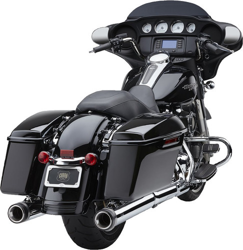 Cobra 4" Gen-2 Neighbor Haters Series Chrome Slip-On Mufflers '17-22 FL (6277)