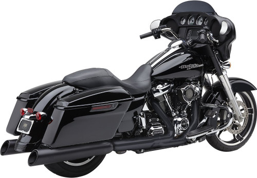 Cobra 4.5" Gen-2 Neighbor Hater Black Upper Cut Slip-On Mufflers (6289RB)
