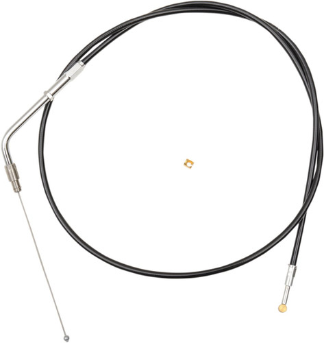 LA Choppers Black Vinyl Throttle Cable for 12"-14" Bars (LA-8320TH13B)