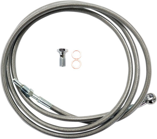 LA Choppers Stainless Clutch Cable for 12"-14" Handlebars (LA-8052C13)
