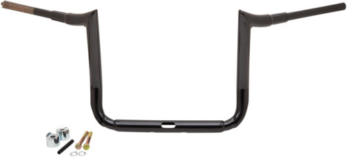 LA Choppers 1.5" Grande Prime Ape Black Handlebar w/12" End Rise (LA-7355-12B)