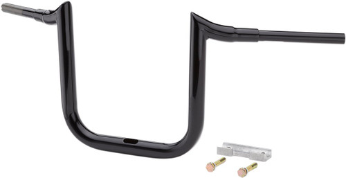 LA Choppers 1.5" Grande Prime Ape Black Handlebar w/12" End Rise (LA-7357-12B)