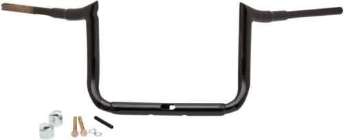 LA Choppers 1.5" Grande Prime Ape Black Handlebar w/10" End Rise (LA-7355-10B)