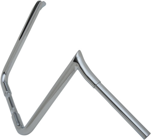 LA Choppers 1.25" Prime Ape Chrome Handlebar w/14" End Rise (LA-7351-16)