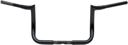 LA Choppers 1.25" Prime Ape Gloss Black Handlebar w/10" End Rise (LA-7352-10B)