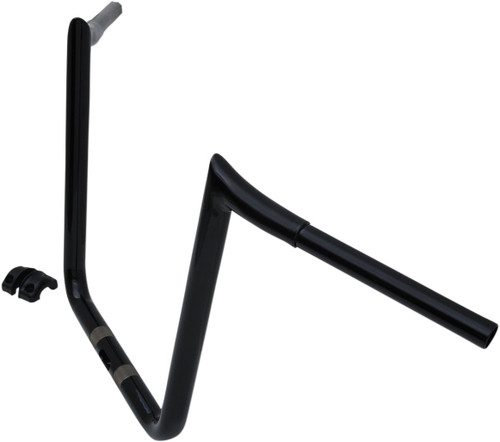 LA Choppers 1.25" Prime Ape Gloss Black Handlebar w/14" End Rise (LA-7353-16B)