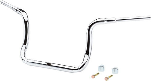 LA Choppers 1.5" Grande Trad Ape Hanger Chrome Handlebar w/12" Rise (LA-7323-12)