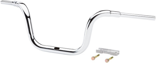LA Choppers 1.5" Grande Trad Ape Hanger Chrome Handlebar w/10" Rise (LA-7314-10)