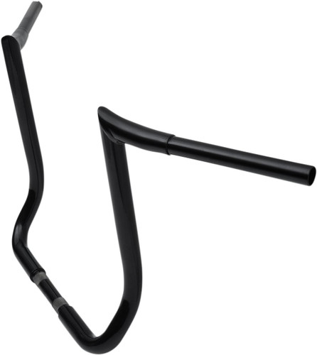 LA Choppers 1.25" Prime Ape Gloss Black Handlebar w/16" End Rise (LA-7352-16B)